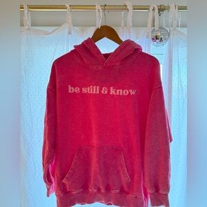 Pink Hoodie Psalm 46:10